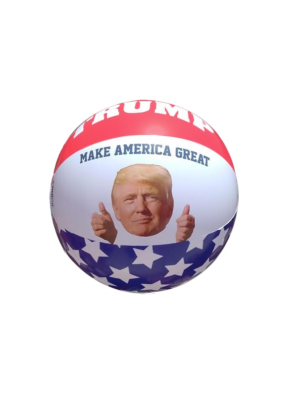 Donald Trump & American Eagle USA Patriotic Beach Ball F##K The Liberals 2-PACK 